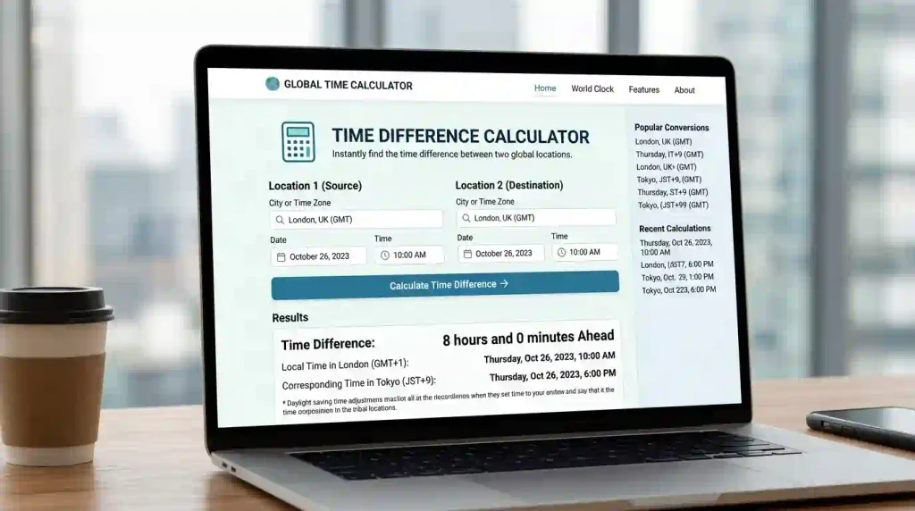 Time-Difference-Calculator